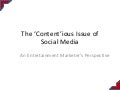 The  &rsquo;Content&rsquo;ious Issue of Social Media- Rohan Jha, Sony Music at the IndiaSocial Summit 2012