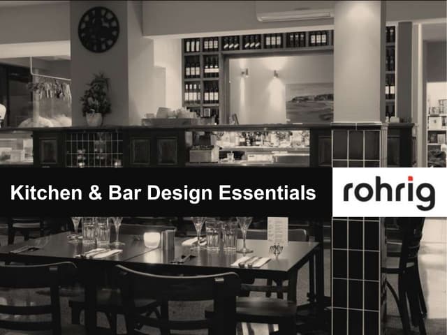 Kitchen & Bar Design Essentials