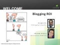 Calculating ROI on Blogging