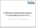 Social Media ROI : existe-t-il vraiment ? 