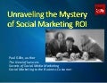 Social Marketing ROI - Yes, You Can!