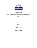 Role of Information Technology in Development of Rural Himachal  