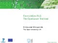 From LMS to PLE: The OpenLearn Test-bed