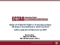 Role of FAO-ECTAD in transboundary disease surveillance and control with special reference to ASF