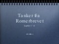 Romertanker