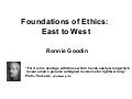 Ronnie goodin ethics