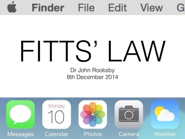 Fitts' Law
