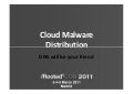 Francisco Jesús Gómez + Carlos Juan Diaz - Cloud Malware Distribution: DNS will be your friend [RootedCON 2011]