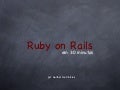 Ruby on Rails em 30 minutos