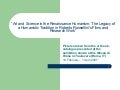 Rossellini - art and science in renaissance humanism