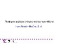 Plone per applicazioni Web tecnico-scientifiche