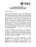 Conclusiones del Seminario Internacional de la Red por la Rendición de Cuentas