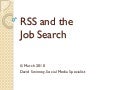 RSS And The Job Search