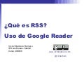 RSS y Google Reader