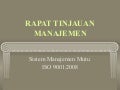 Rapat Tinjauan Manajemen