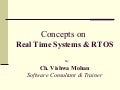 Real Time Systems &amp; RTOS