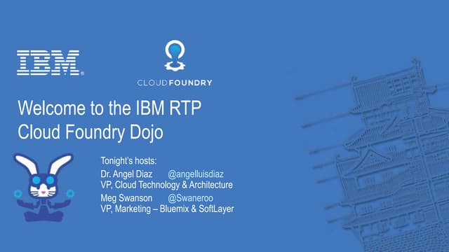 IBM RTP Dojo Launch