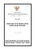 Rencana Tata Ruang Kepulauan Maluku