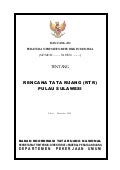 Rencana Tata Ruang Pulau Sulawesi