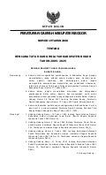 Rencana Tata Ruang Wilayah Kabupaten Bogor