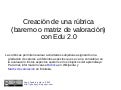 Rubricas en edu20