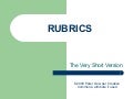 Rubrics Overview