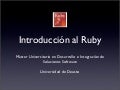 Introducción al Ruby