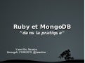 Ruby et MongoDB dans la pratique, MongoFR