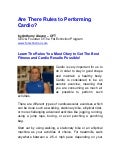 The Rules to Doing Cardio