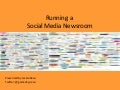 Running a Social Media Newsroom