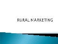 Rural marketing