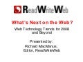 X|Media|Lab Wellington "Commercialising Ideas" - Presentation by Richard MacManus