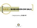 S.O.S. Sandheden om salg