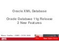Oracle Database 11g Release 2 - XMLDB New Features