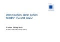 Wenn schon, denn schon - MedKF-TG und OGD