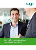 Les défis commerciaux de la PME en 2013