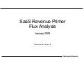 SaaS Revenue Primer   Flux Analysis