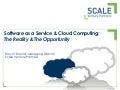 Saas and the Cloud Ten Years In