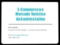 Mercado de Viagens online da America Latina