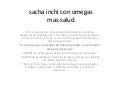 Sacha inchi  investigaciones