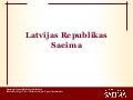 Latvijas Republikas Saeima