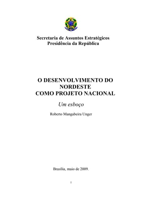 Sae O Desenvolvimento Do Nordeste C...
