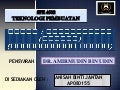 Safety (Keselamatan Mesin) 