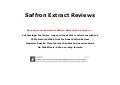 Saffron Extract Reviews - Real Reviews from Real People of Saffron Extract Reviews