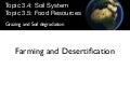 Grazing in the Sahel and Soil degradation 