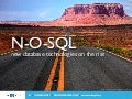 N-O-SQL, new database technologies on the rise