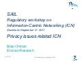 Privacy issues discussed at SAIL regulatory workshop 110902