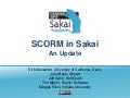 SCORM in Sakai