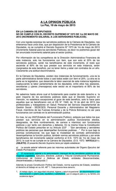 Salarios en diputados