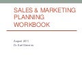 Sales & marketing planning resource